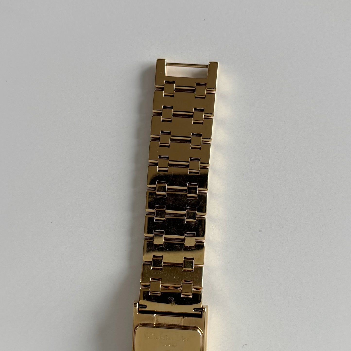 Dior 1990s Tank Gold Plated Watch (Large)