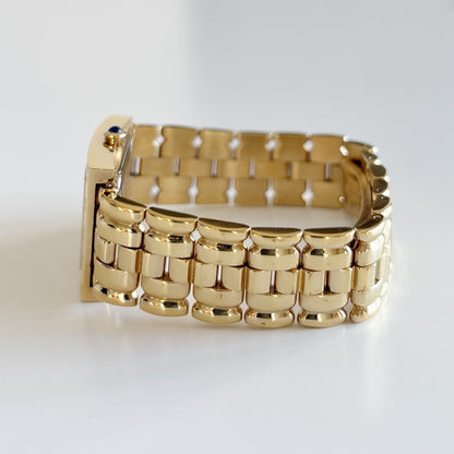 Givenchy 1990s Tank Gold Plated Watch (Large)