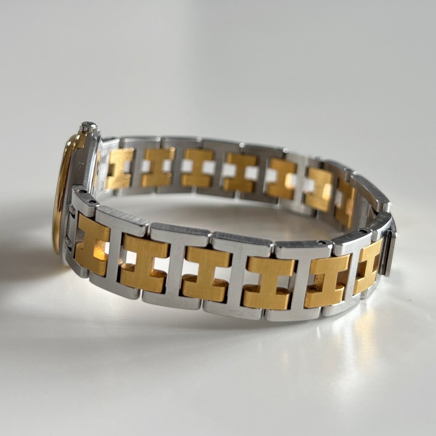 Hermes 1990s Windsor Two Tone Watch