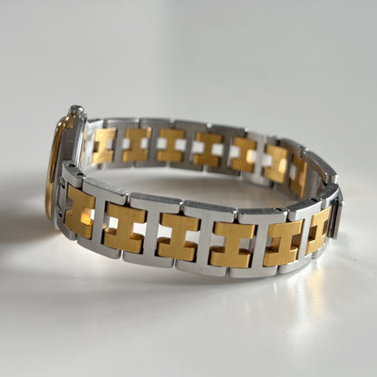 Hermes 1990s Windsor Two Tone Watch