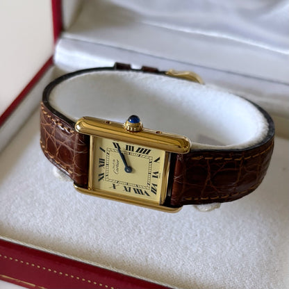 Cartier 1990s Must de Tank Watch SM