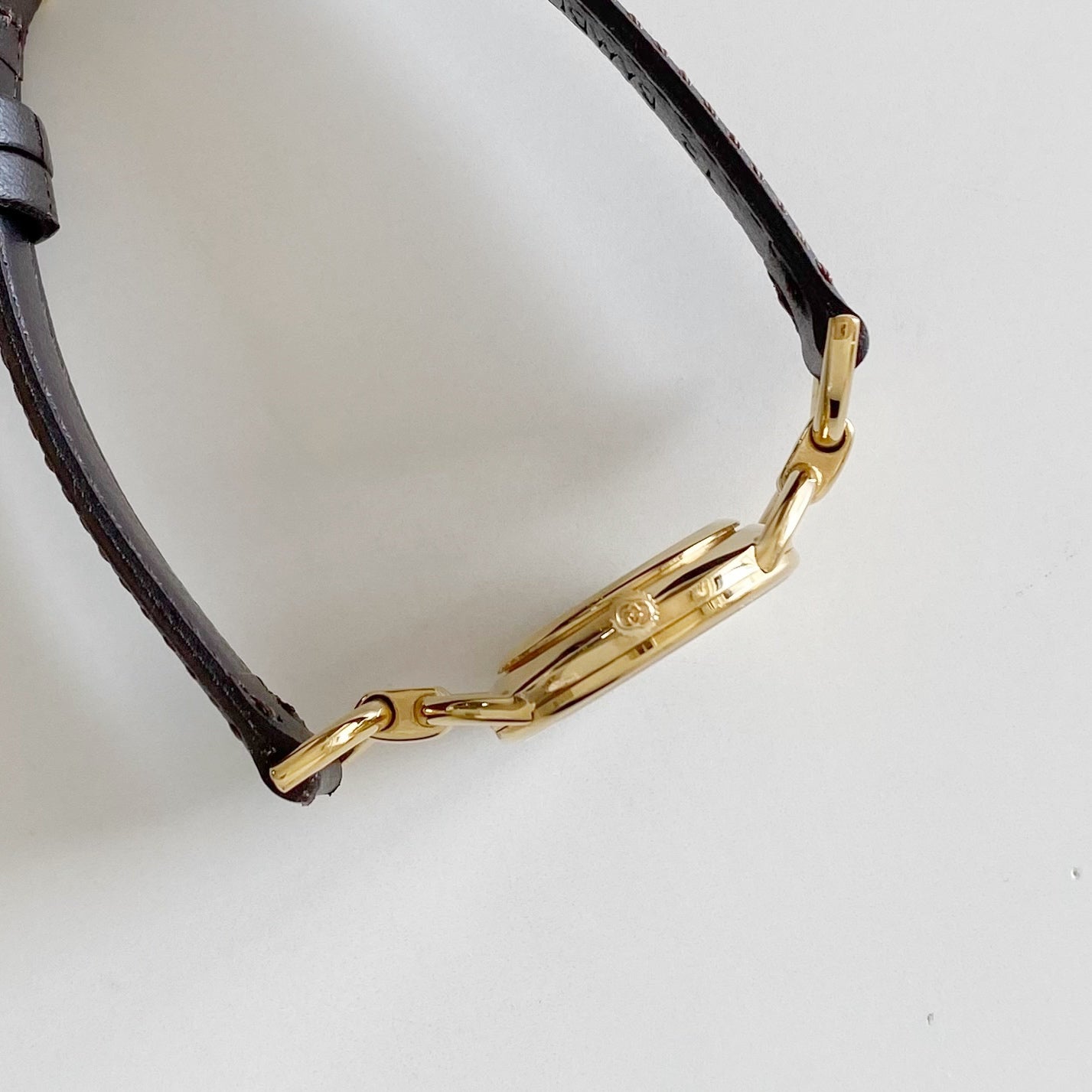 Gucci 1990s Gold Plated Horsebit Watch