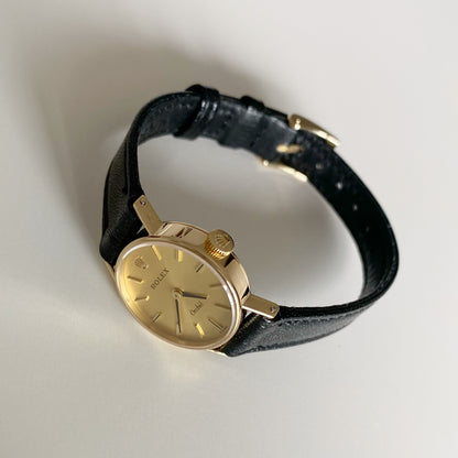 Rolex 1975 Orchid 18K Case Manual Wind Watch