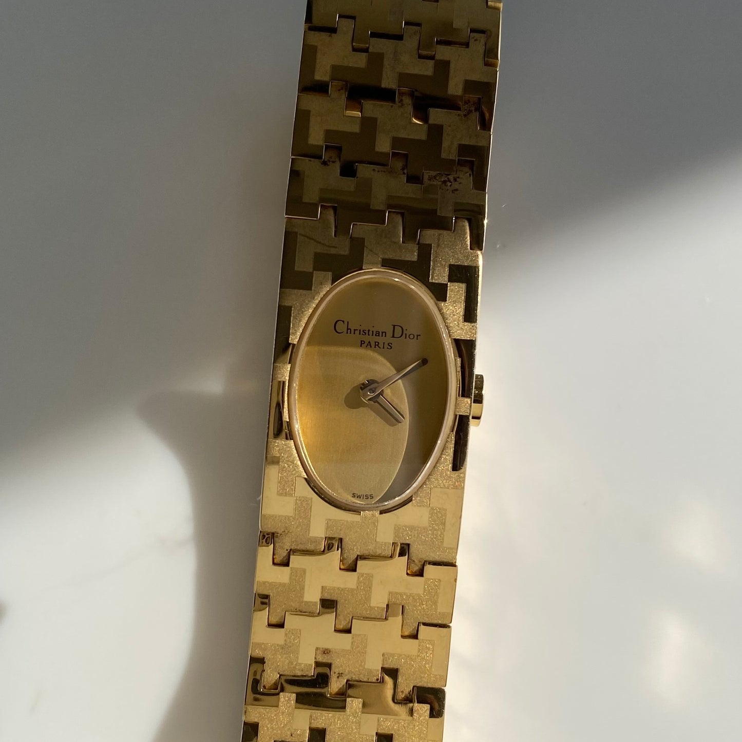 Dior Early 2000s Miss Dior Gold Plated Watch