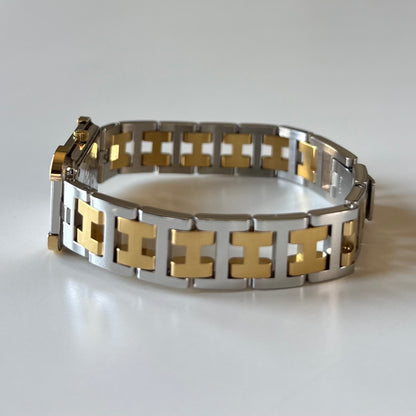 Hermes 1990s Croisier Two Tone Watch
