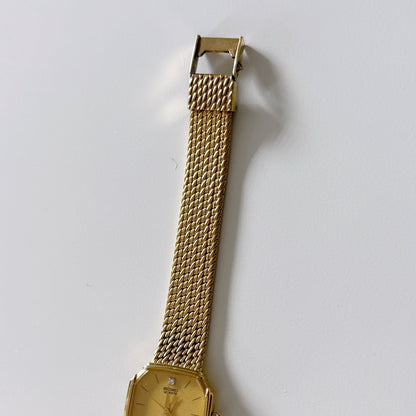 Vintage Seiko Exceline Gold Plated Square Watch