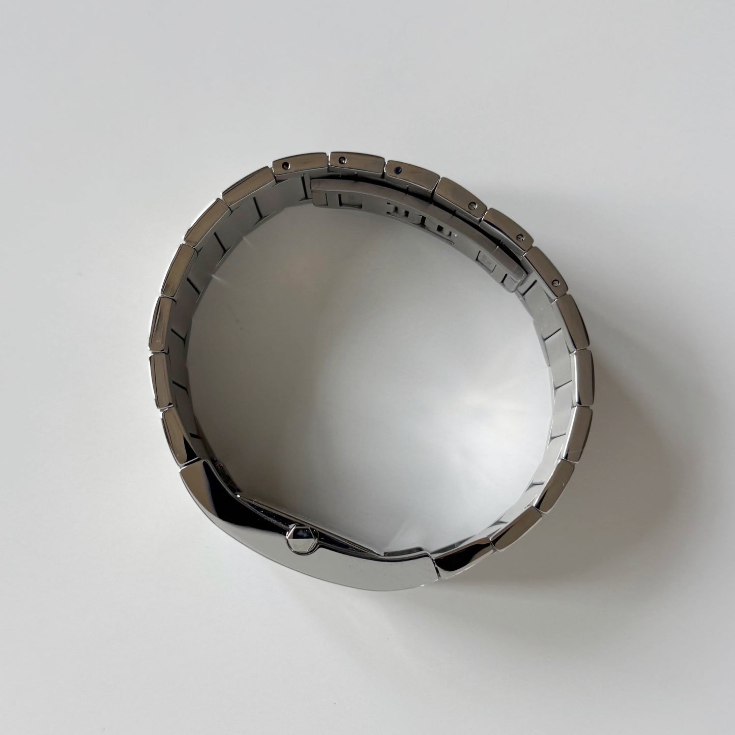 Burberry 1990s Tank Silver Watch