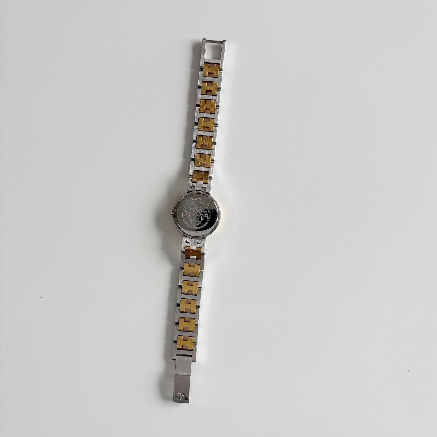 Hermes 1990s Windsor Two Tone Watch