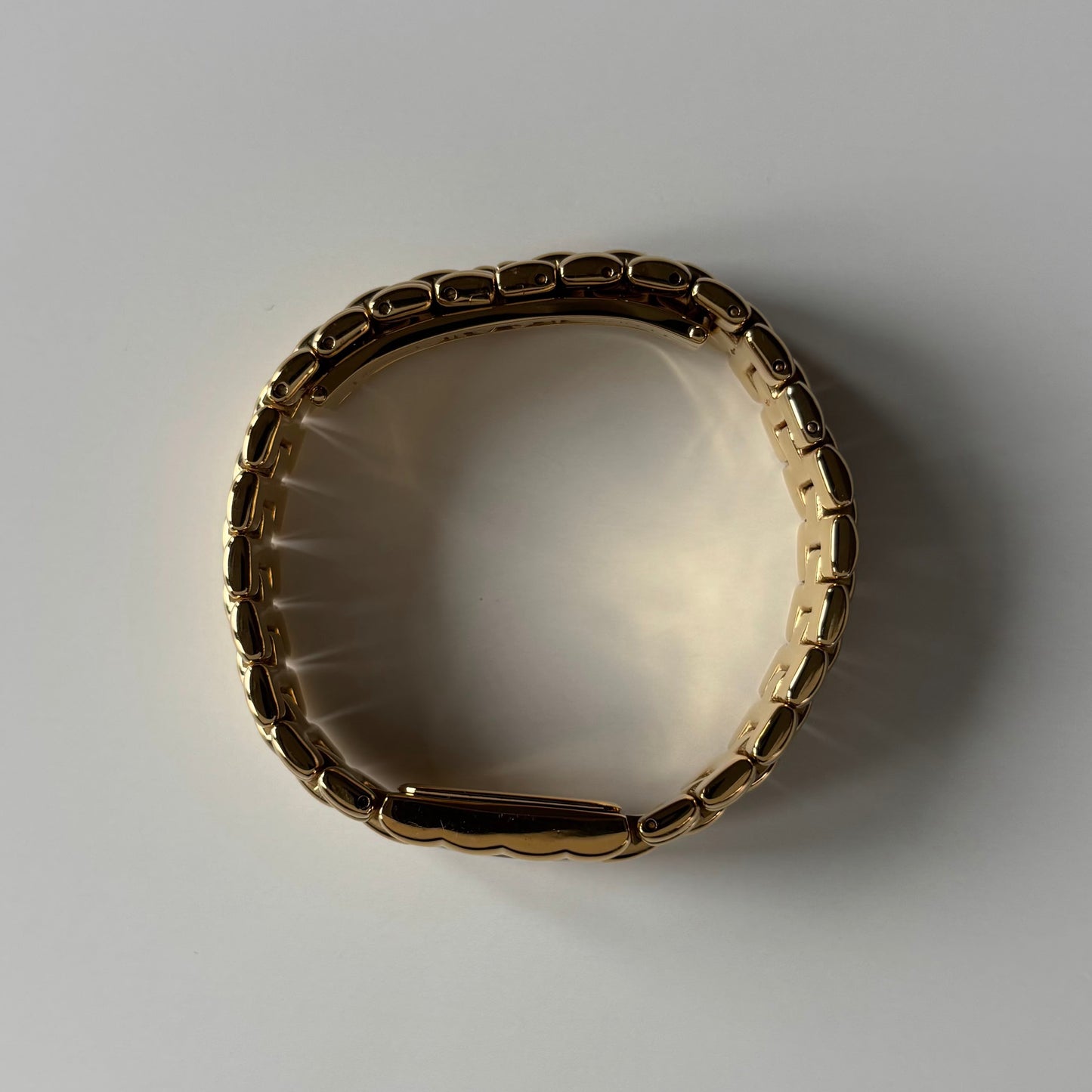 Fendi 1990s Gold Dial Gold Plated Watch