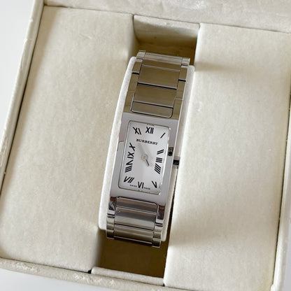 Burberry 1990s Tank Silver Watch