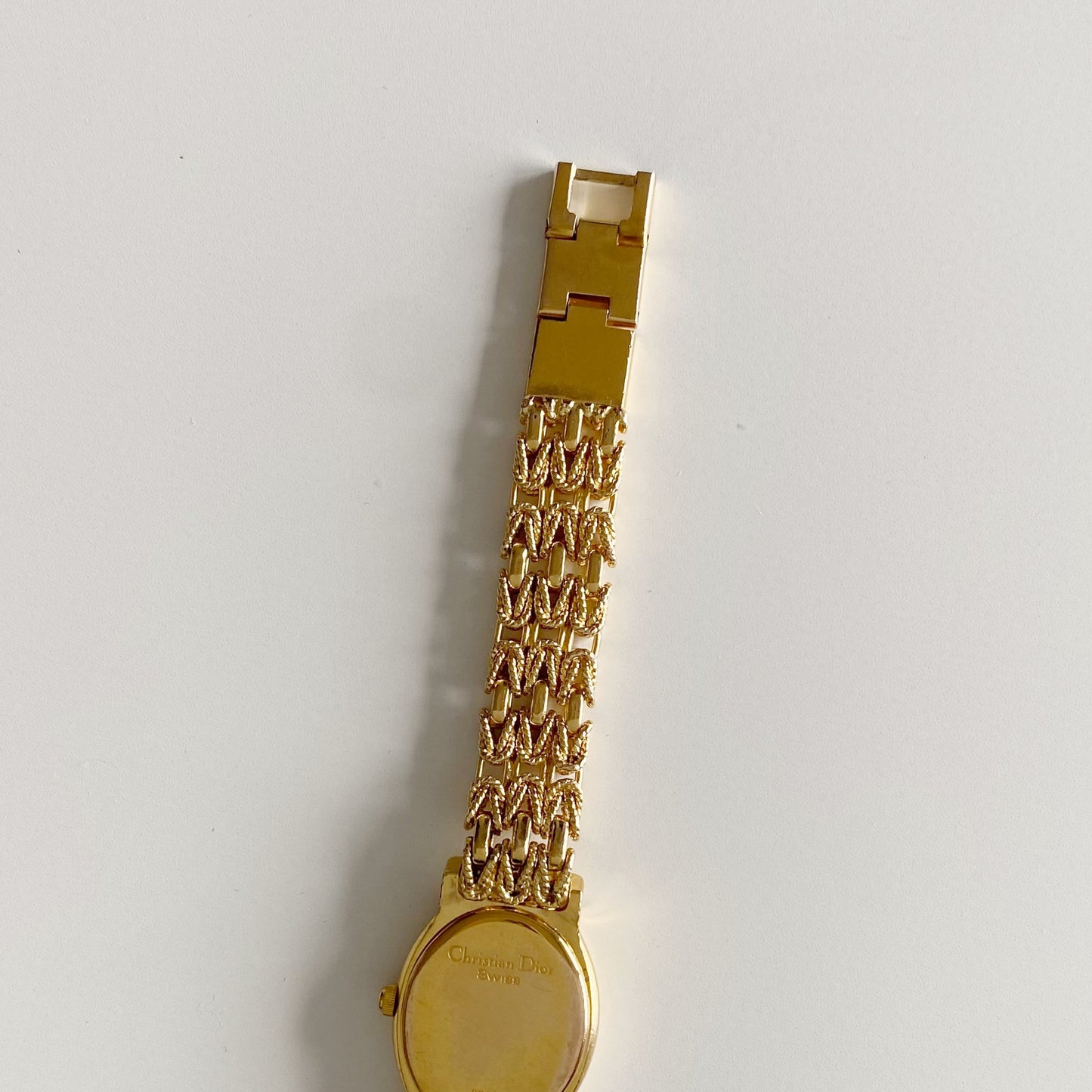 Dior 1990s Gold Plated Watch