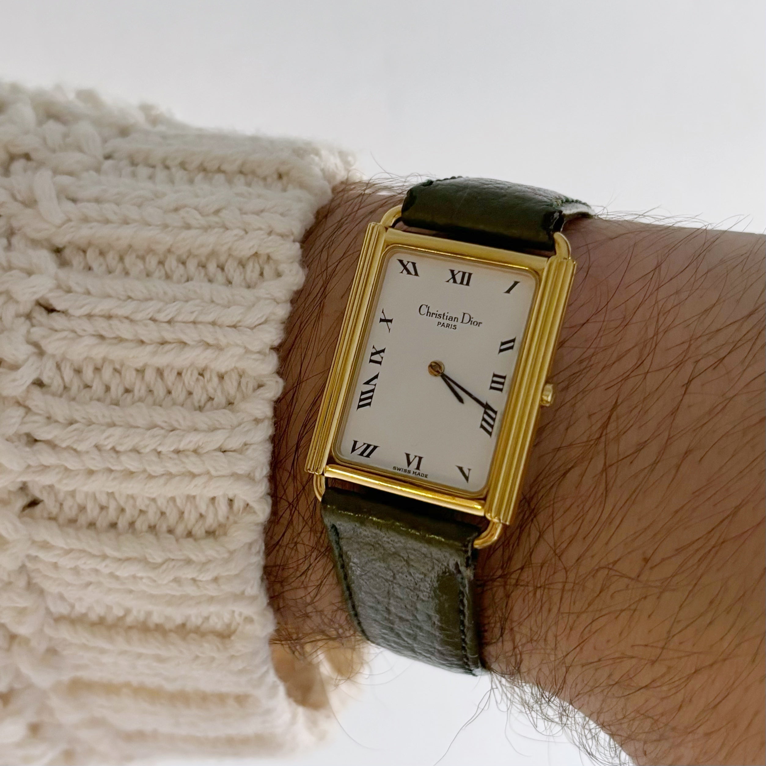 Dior 1990s CD Logo Dial Tank Watch – Lorinaté