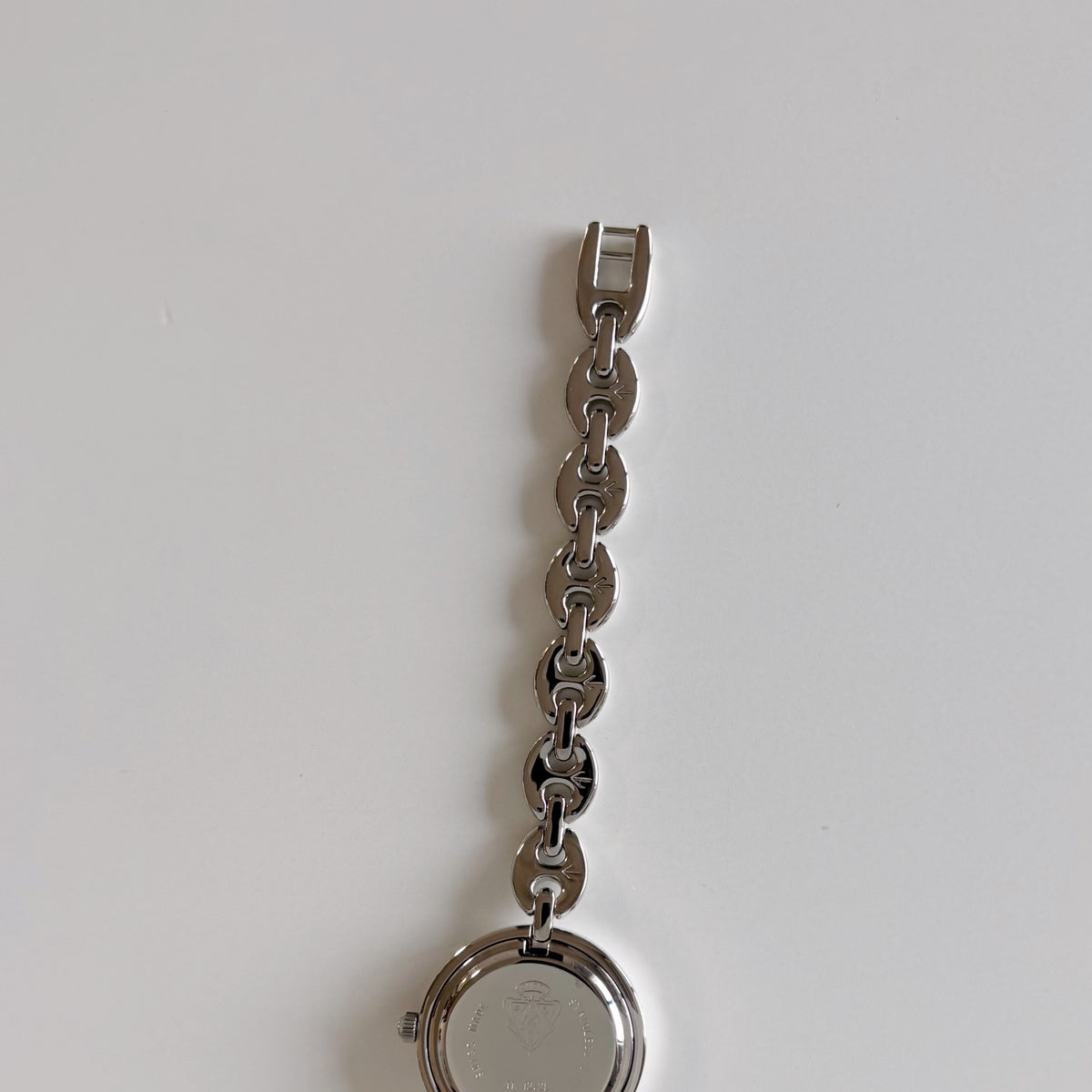 Gucci 1990s Interchangeable Bezel Stainless steel Chain Watch with 6 bezels, case (165mm)