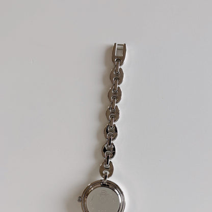 Gucci 1990s Interchangeable Bezel Stainless steel Chain Watch with 6 bezels, case (165mm)