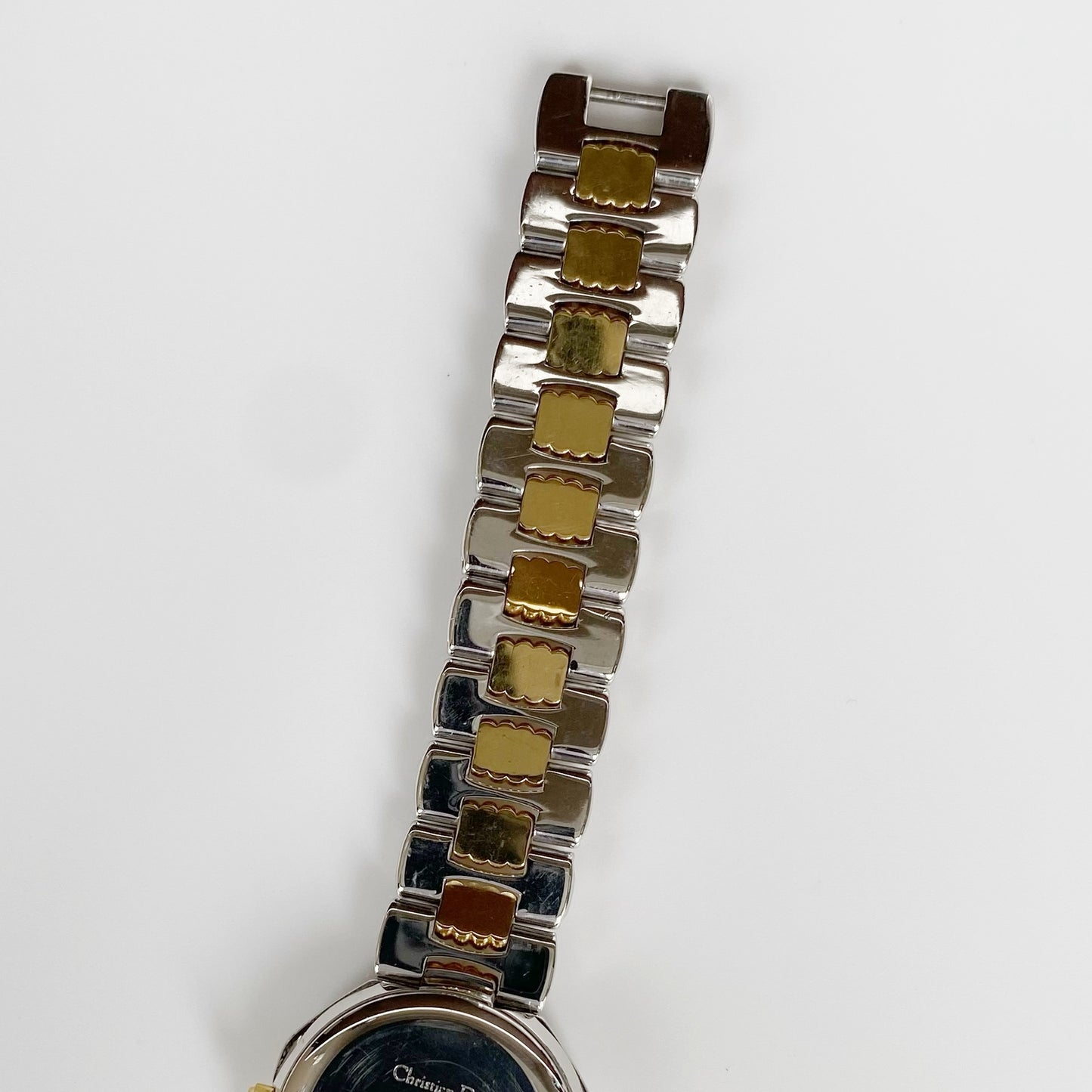 Dior 1990s Octagon Two Tone Date Watch