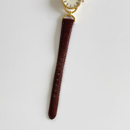 Gucci 1990s Gold Plated Horsebit Watch