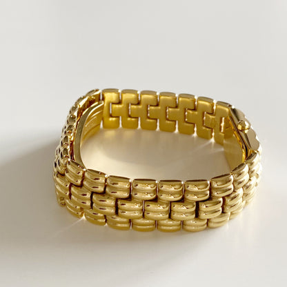 Fendi 1990s Gold Plated Watch