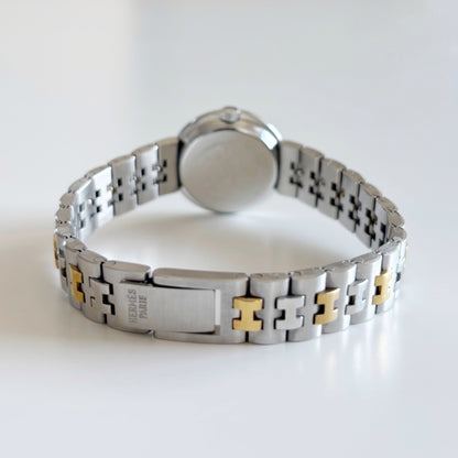 Hermes 1990s Olympia Two Tone Watch