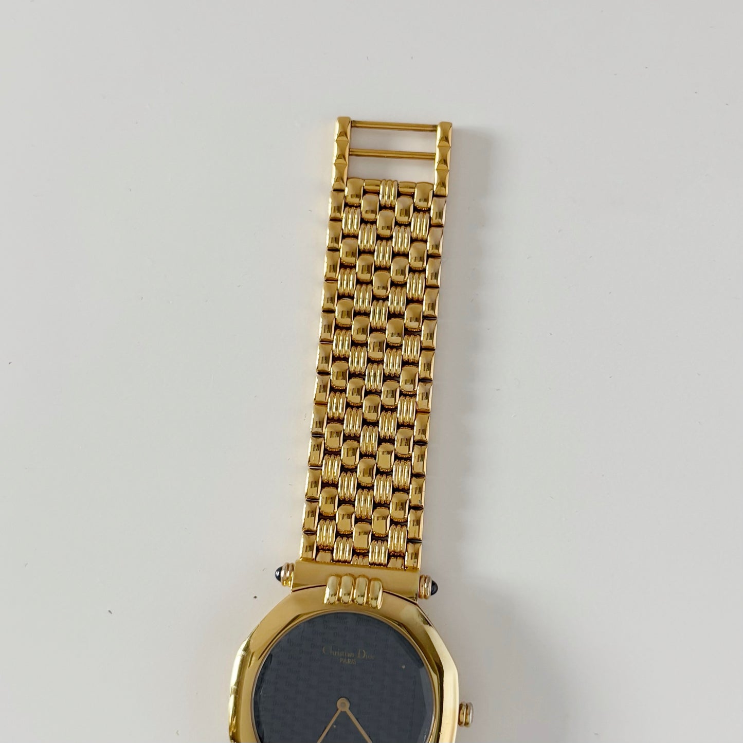 Dior 1990s Octagon Gold Plated Watch (Large)