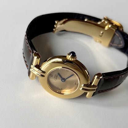 Cartier 1990s Must de Colisee Sunray Watch (SM)