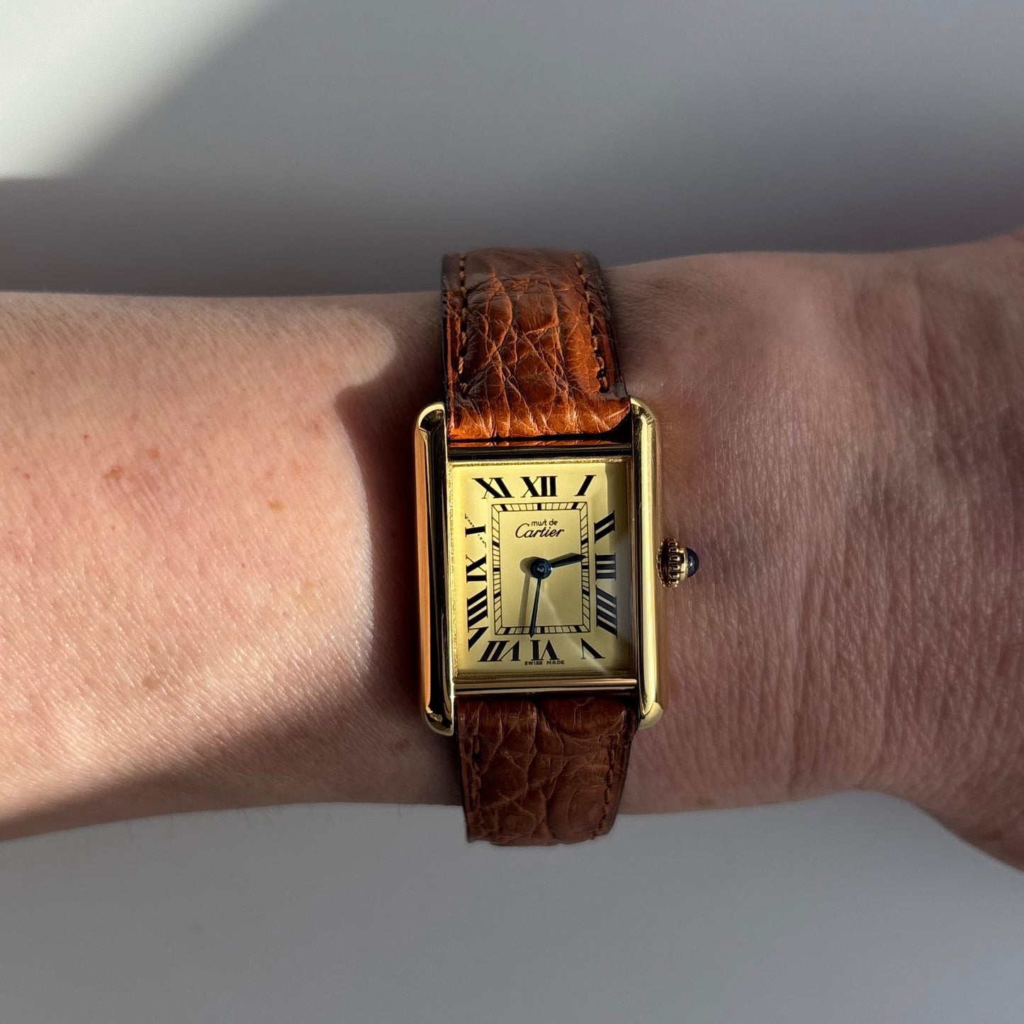 Cartier Early 2000s Must de Tank Watch (SM)