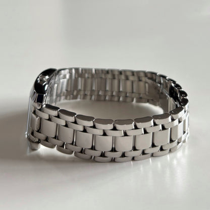 Fendi 1990s Seashell Dial Tank Stainless steel Watch