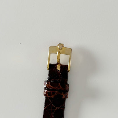 Rolex 1969 Cellini 18K Case Manual Wind Watch