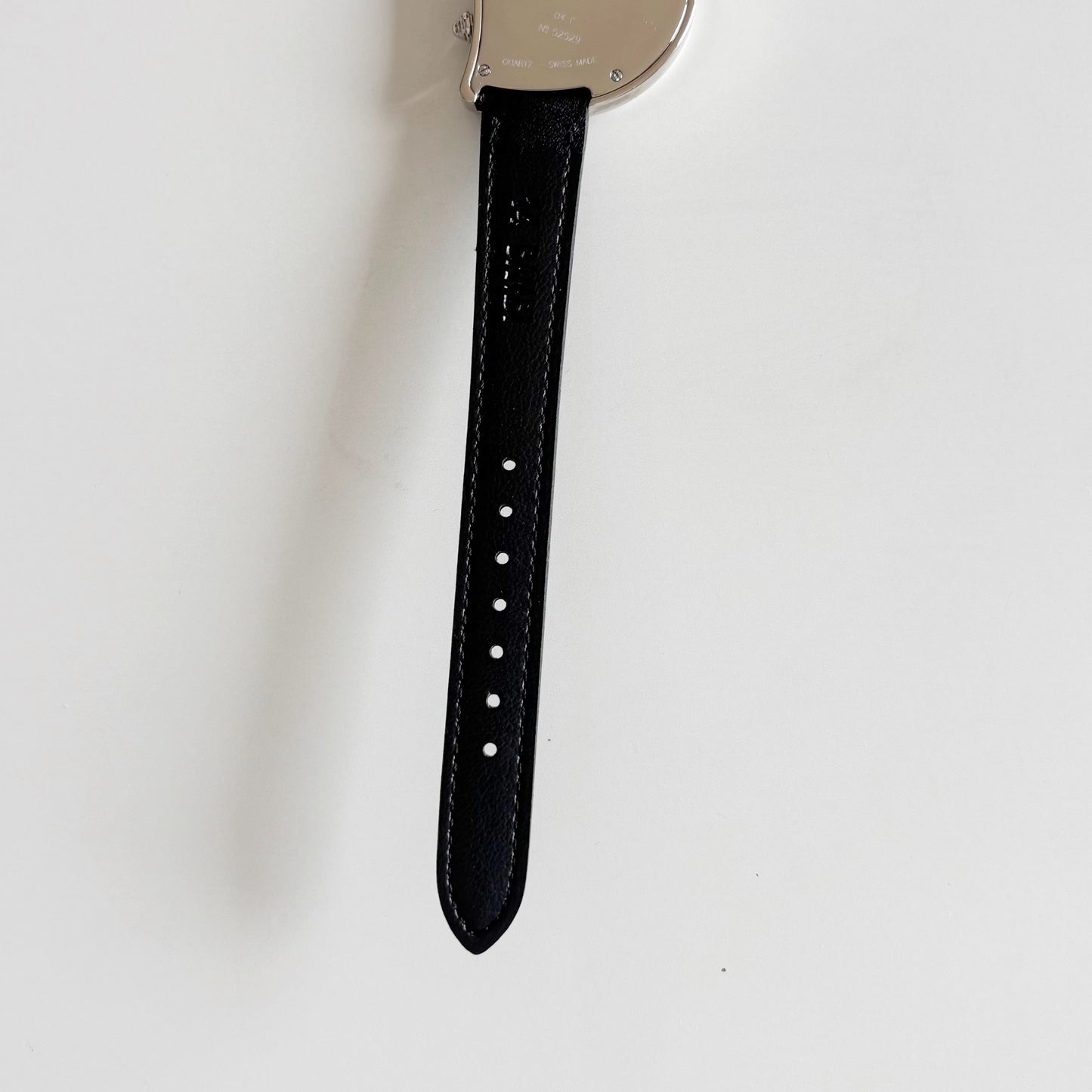 Yves Saint Laurent 1990s Heart Shaped Dial Silver Watch
