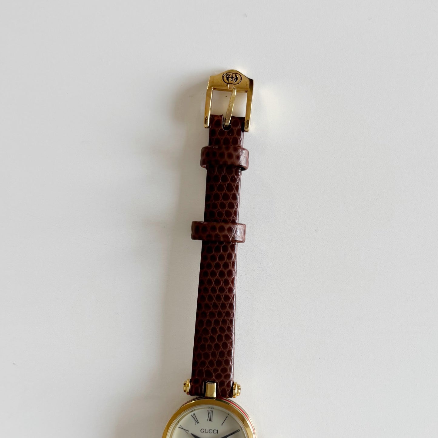 Gucci 1990s Round Dial Sherry Watch