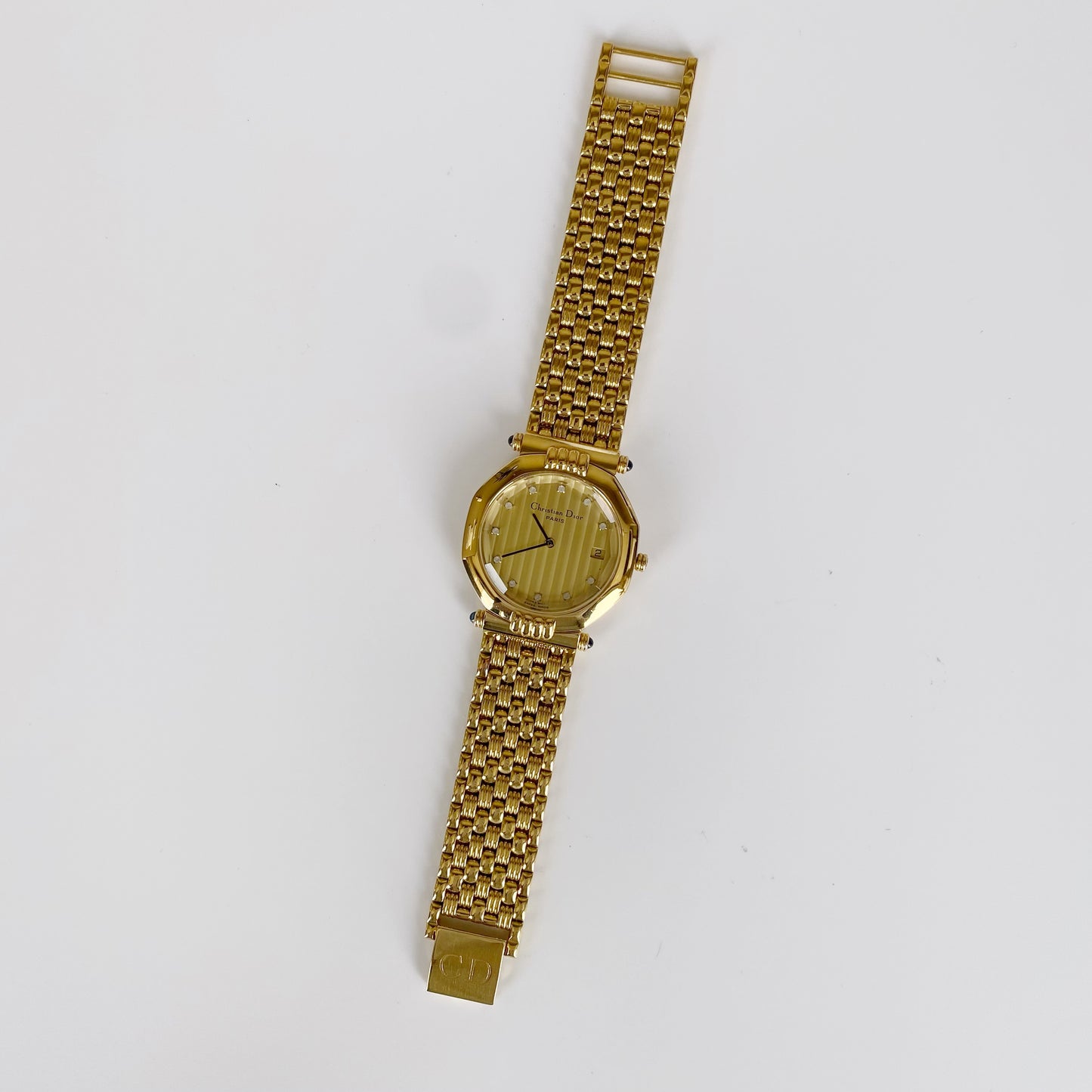 Dior 1990s Gold Plated Watch