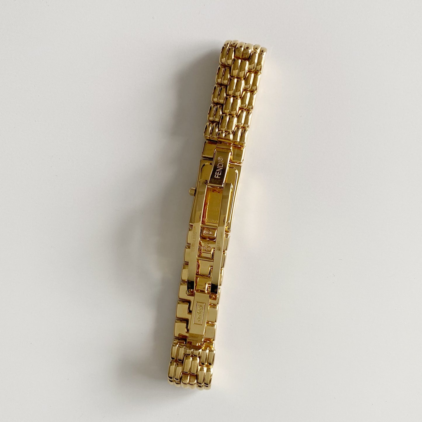 Fendi 1990s Gold Plated Watch