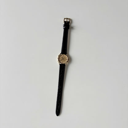 Dior 1990s Round Dial CD Logo Gold Plated Watch