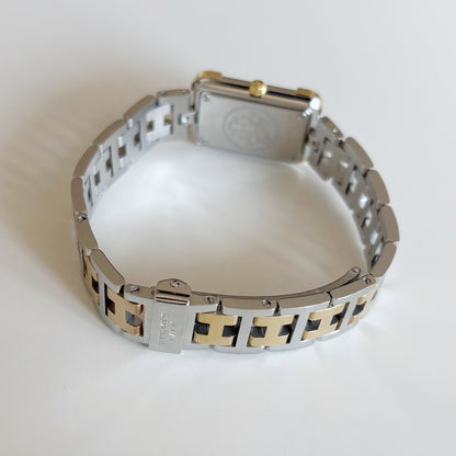 Hermes 1990s Croisier Two Tone Watch