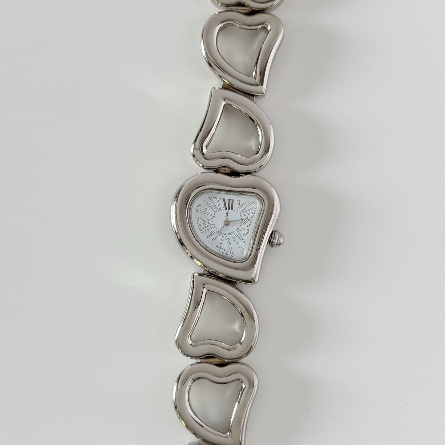 Yves Saint Laurent 1990s Heart shaped Watch