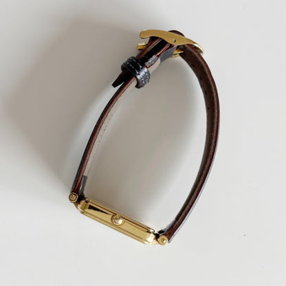 Dior 1990s Tank Gold Plated Watch (Large)