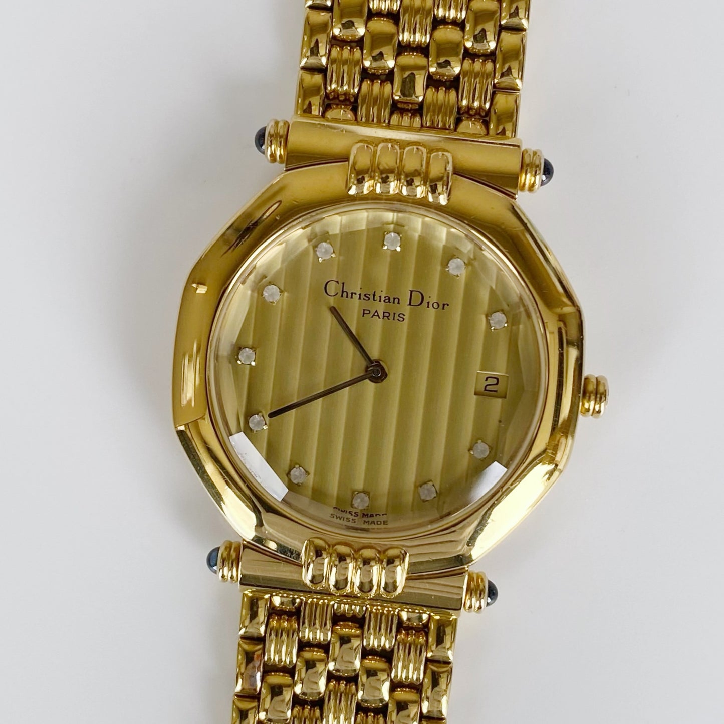 Dior 1990s Gold Plated Watch