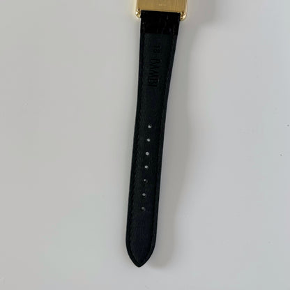 Gucci 1990s 18K Solid Gold Tank Watch