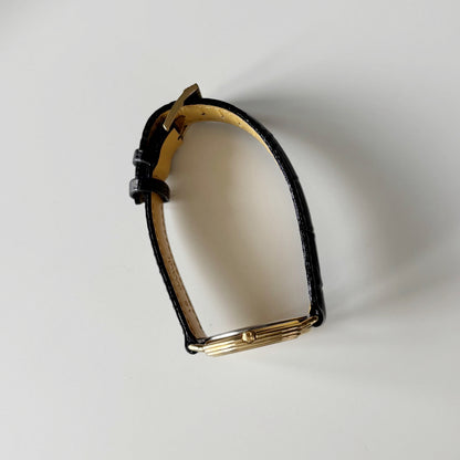 Dior 1990s CD Logo Round Dial Gold Plated Watch (Large)