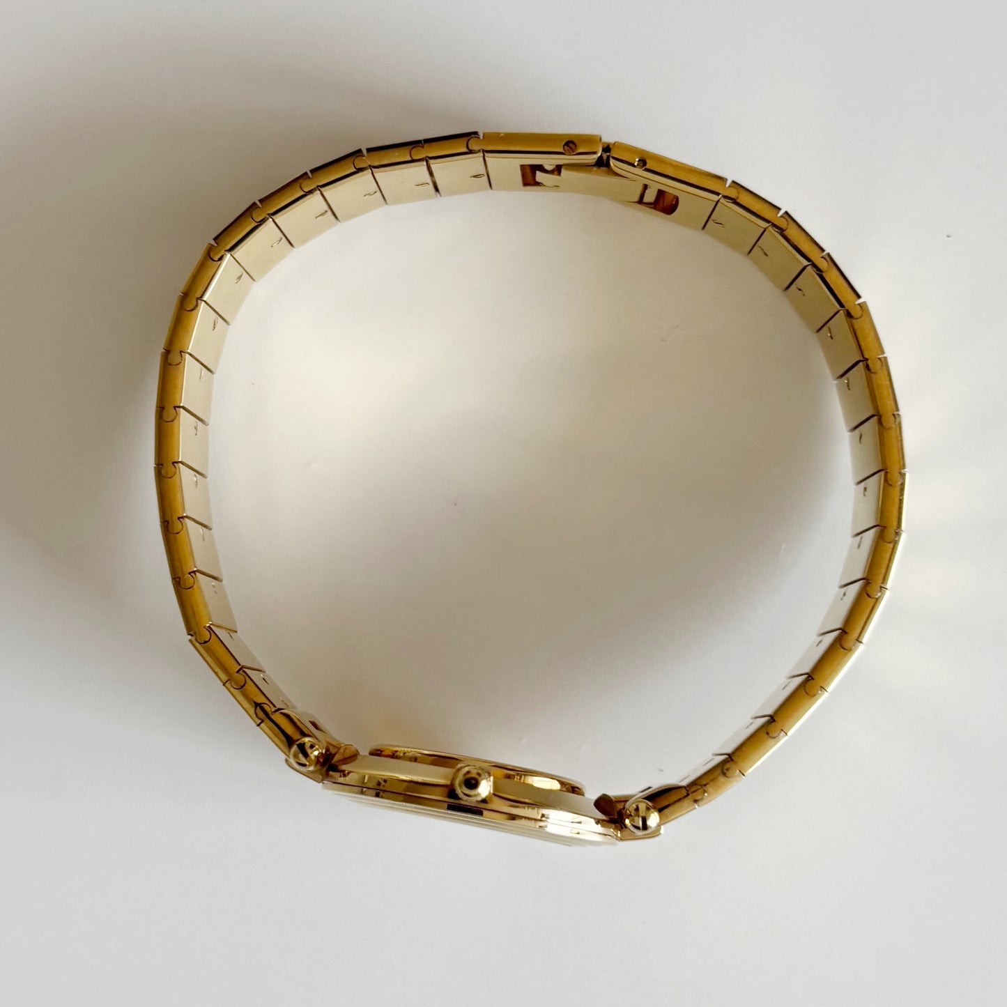 Dior 1990s Round Dial Gold Plated Watch