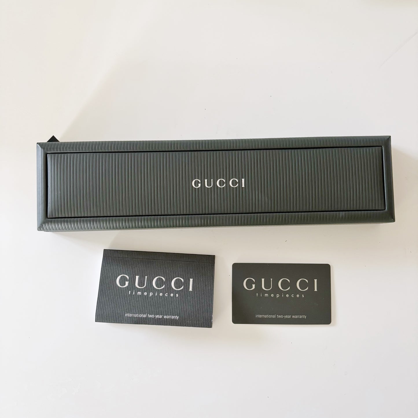 Gucci 1990s Date Gold Plated Round Watch