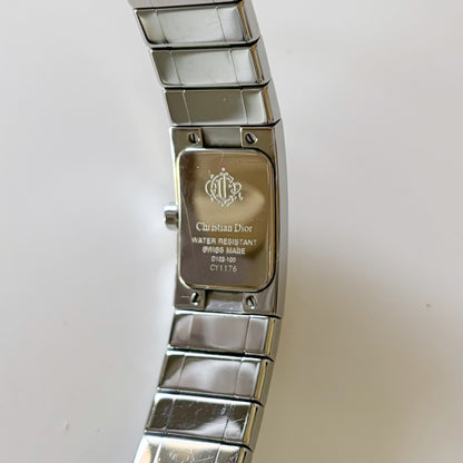 Dior 2001 SS Stainless Steel Silver Watch