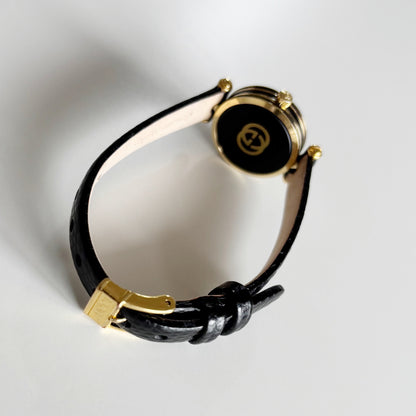 Dior 1990s Round Dial Gold Plated Watch (Large)