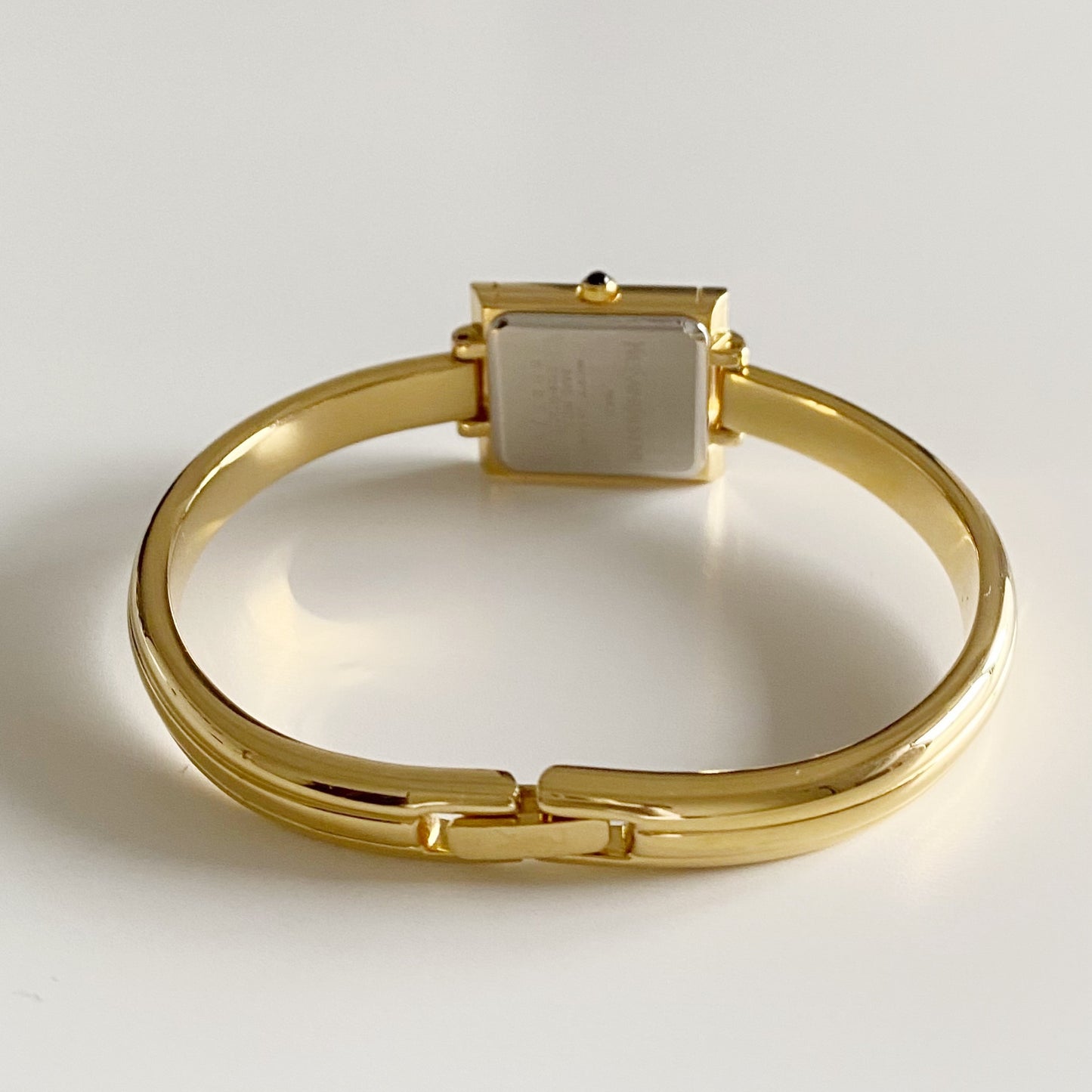 Yves Saint Laurent 1990s Gold Plated Bangle Watch