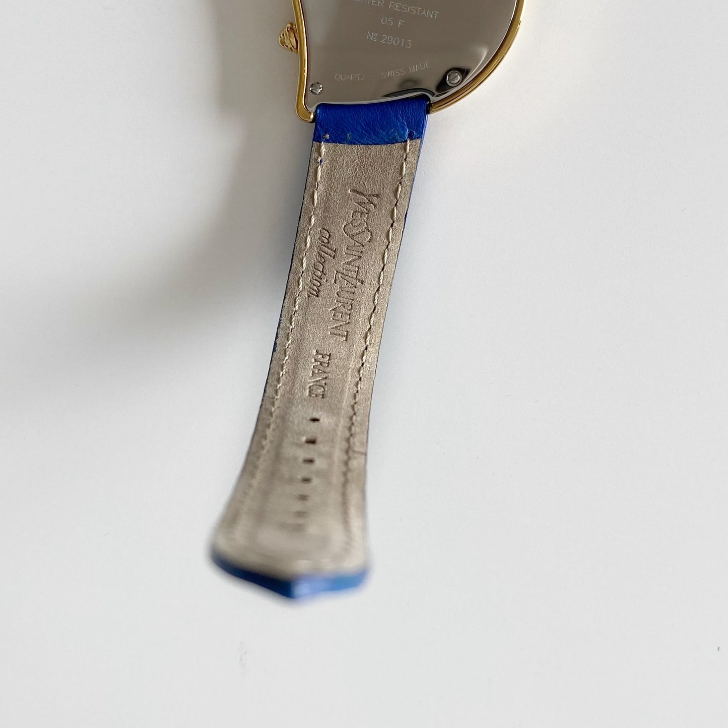 Yves Saint Laurent 1990s Heart Shaped Dial Gold Plated Watch