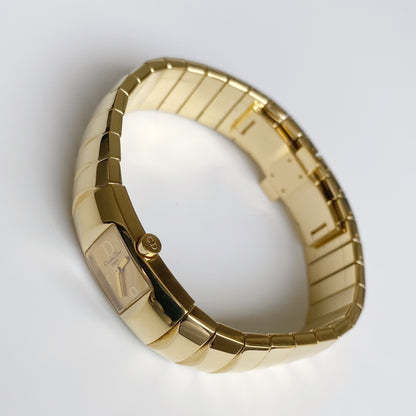 Dior 2001 Spring Diorific Gold Plated Watch