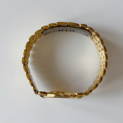 Gucci 1980s Round Dial Gold Plated Watch (Large)