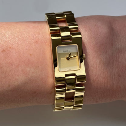 Gucci 1990s Gold Plated Watch