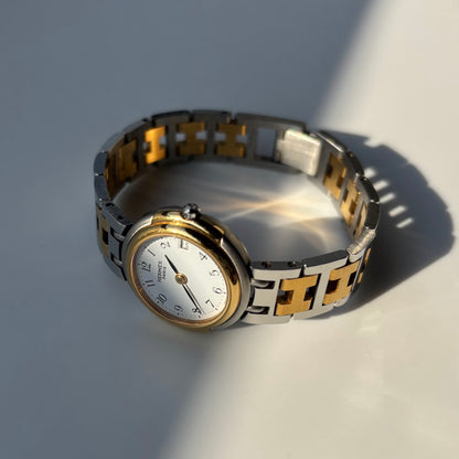 Hermes 1990s Windsor Two Tone Watch