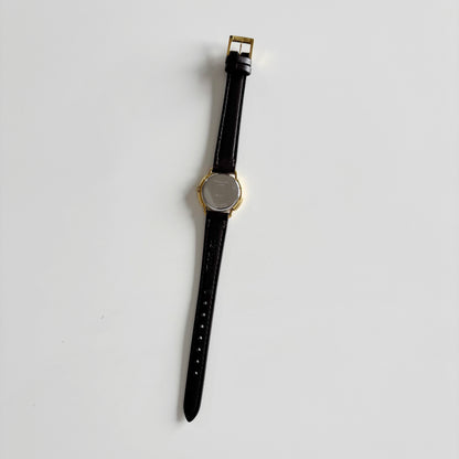 Dior 1990s Seashell Dial Gold Plated Watch