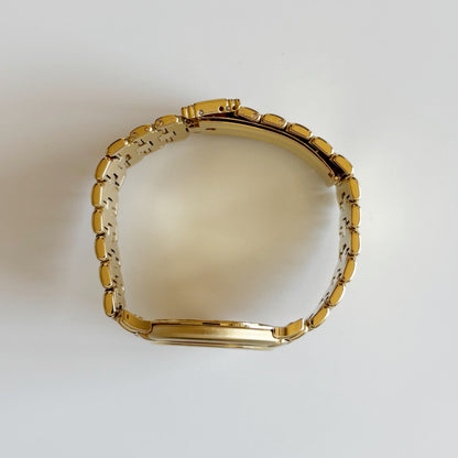 Dior 1990s Date Round Dial Gold Plated Watch (Large)
